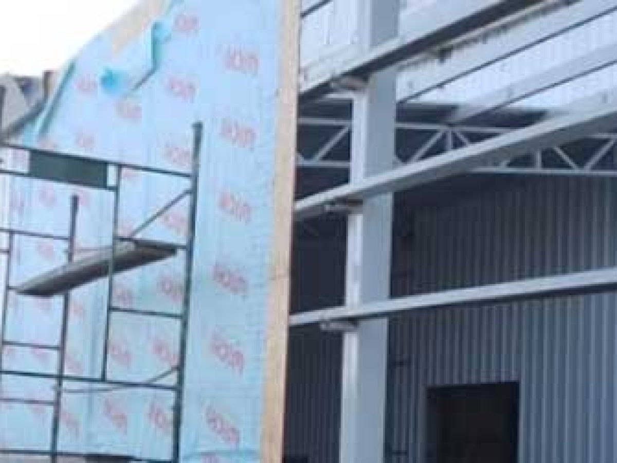 Galpon  realizado con steelframe